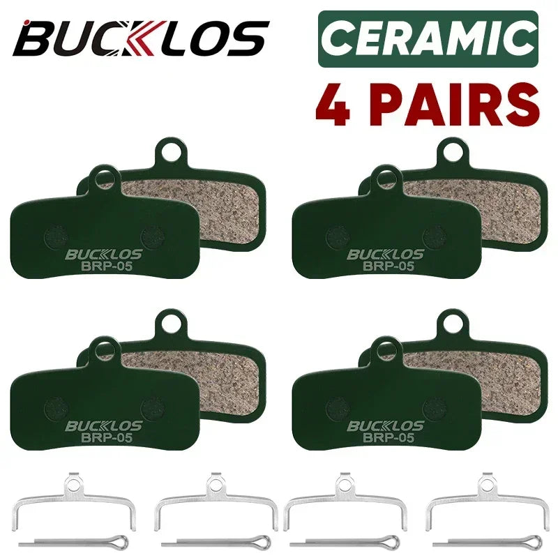 BUCKLOS B01S Brake Pads Bicycle Ceramic Disc Brake Pads for M9000 M9020 M975 M965 M9120 M8020 M8120 Cycling Brake Pad 2/4PC