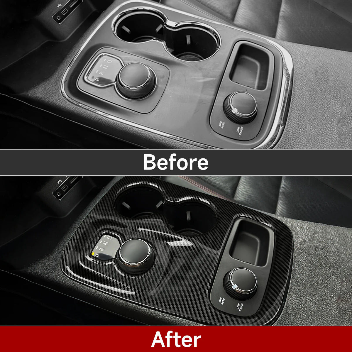 For Dodge Durango (2014-2020) Center Console Gear Shift Pane