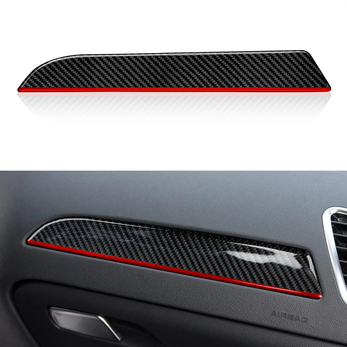 Car Center Console Gear Shift Panel Set For Audi A4 S4 RS4 A5 S5 RS5 (2007-2016) Carbon Fiber Interior Sticker Trim Accessories