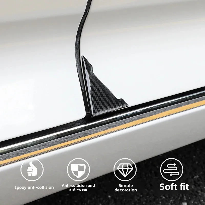 Universal Car Door Anti-collision Stickers Carbon Fiber Door