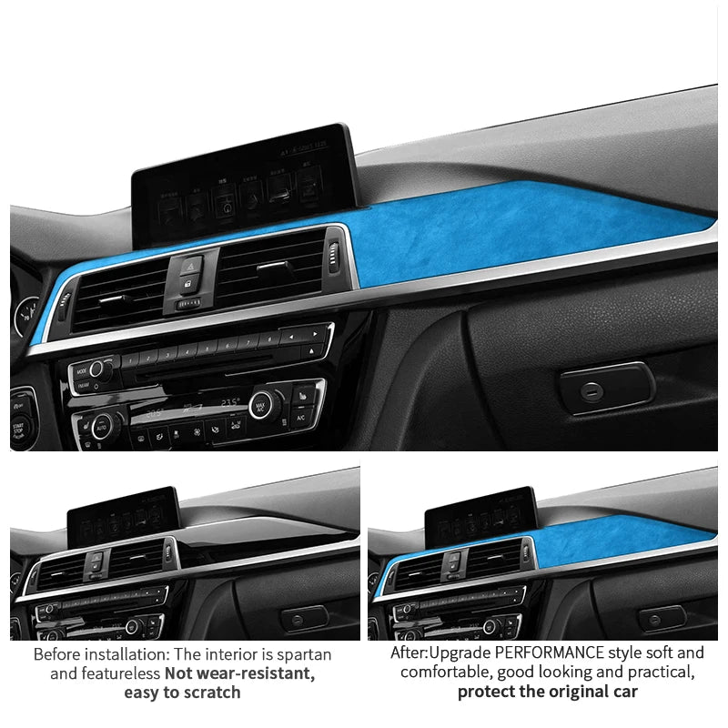 Top Suede For BMW F30 F32 F34 (2013-2019) Center Console Das