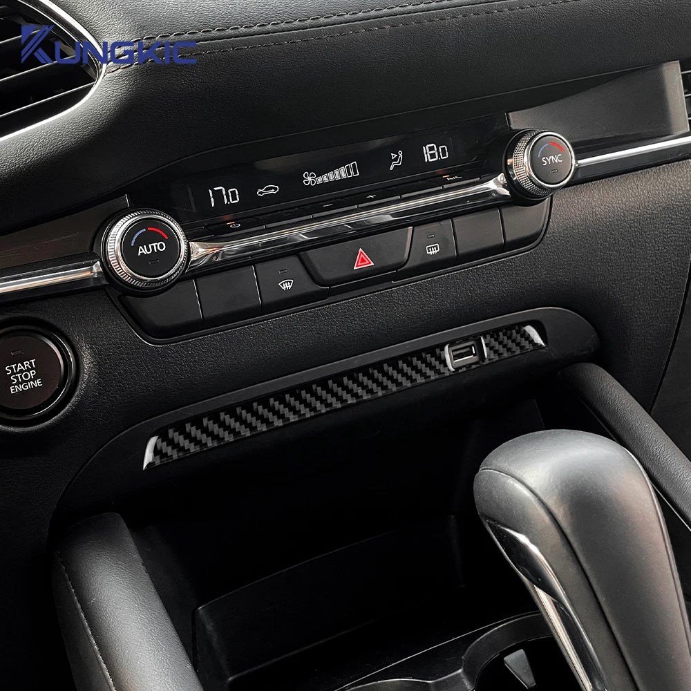 Real Soft Carbon Fiber Sticker For Mazda 3 Axela 2019 2020 2