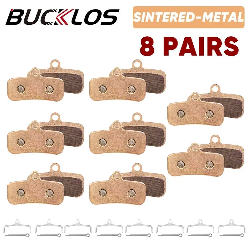 BUCKLOS Sintered-Metal MTB Brake Pads for D02S N03A Bicycle Hydraulic Disc Brake Pads Metallic Bike Brake Pad Mountain Bike Part