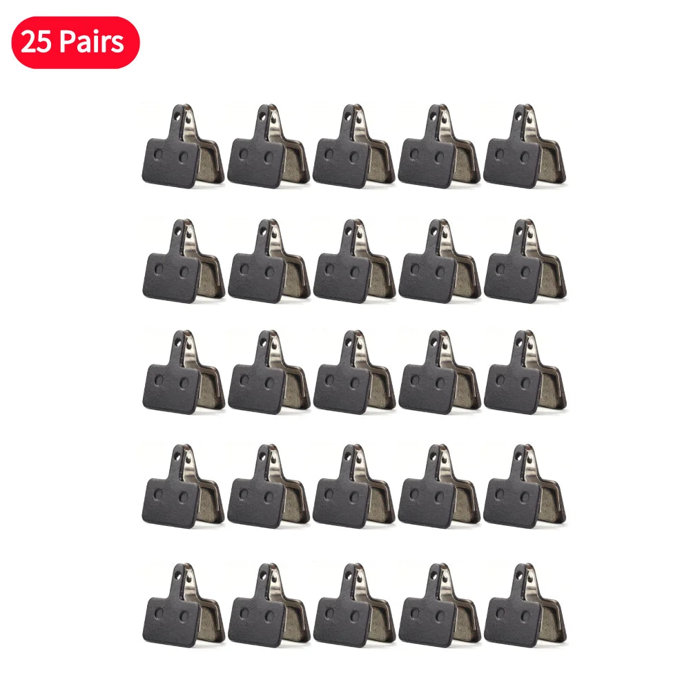 10/15/20/30/40/50 Pairs MTB Road Bicycle Disc Brake Pads for SHIMANO M375 M445 M446 Resin Semi-Metallic Cycling Brake Pad Parts