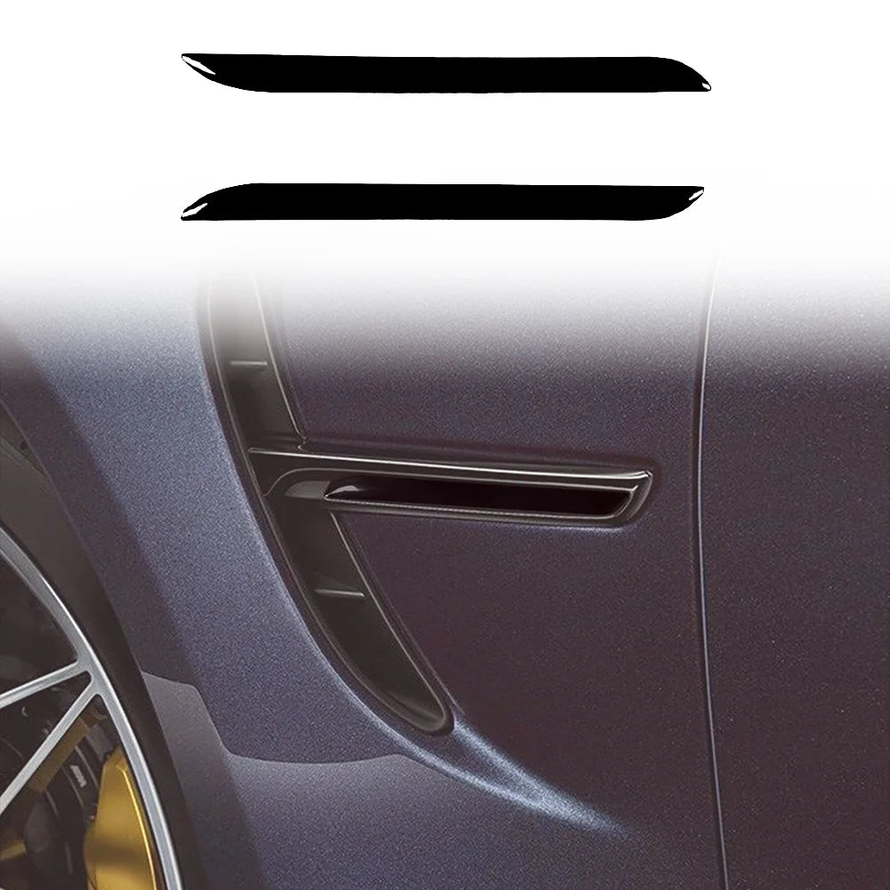 For BMW M3 F80 13-19 M4 F82 F83 Car Accessories Dry Carbon Fiber Fender Air Vent Flow Trim Replacement Tuning Retrofitting Part