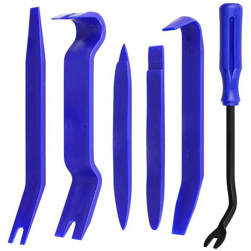 Car Interior Trim Removal Tool Kit Plastic Anti Scratch Pry Set for Dashboard Radio Audio Panel Disassembly Installation Repair