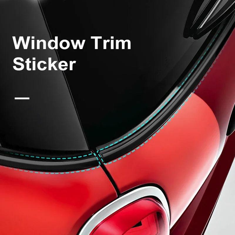 Car Window Trim Vinyl Door Waistline Stripes Line Sticker De