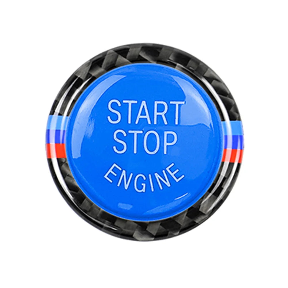 Car Engine Start Stop Button Replace Cover Switch Trim Ring Sticker for BMW E90 E92 E93 320i Car Interior Styling Accessories
