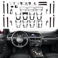 Car Center Console Gear Shift Panel Set For Audi A4 S4 RS4 A
