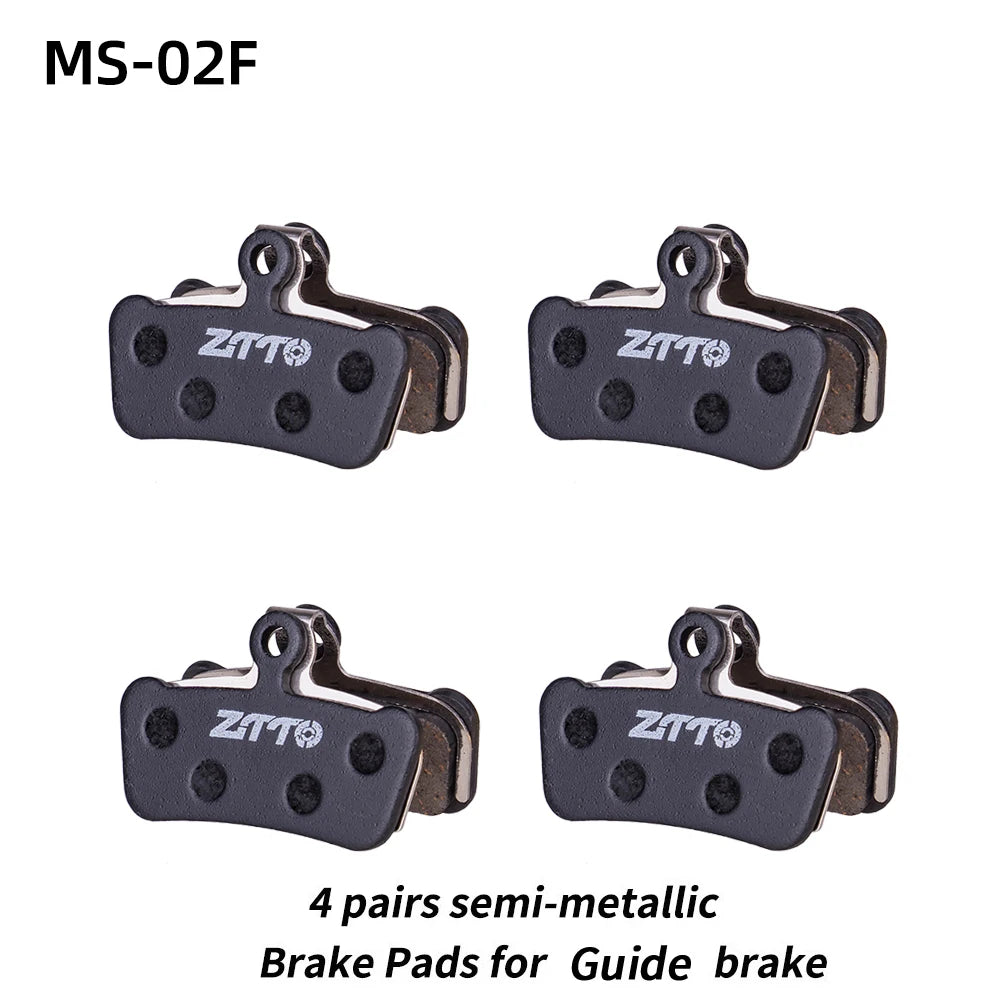 ZTTO MTB Bike 4 Piston Disc Brake Pads Metallic Brake shoes For Guide G2 RSC Hydraulic brake Metallic Brake Pads XO Trail E9 E7