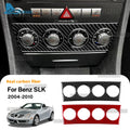Real Soft Carbon Fiber Trim Sticker For Mercedes Benz SLK R1