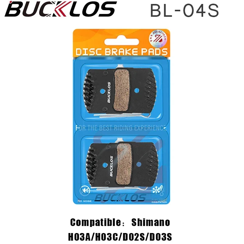 BUCKLOS Bicycle Disc Brake Pad Ceramic Bike Hydraulic Brakes Pads Road MTB Brake Pad for Shimano L05A J04C J05A H03A N03A NUTT