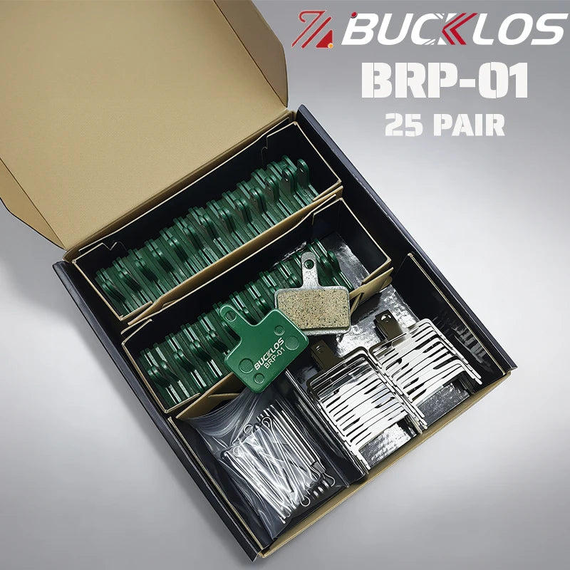 25 Pairs BUCKLOS Disc Brake Pads for SHIMANO B01S B05S Ceram