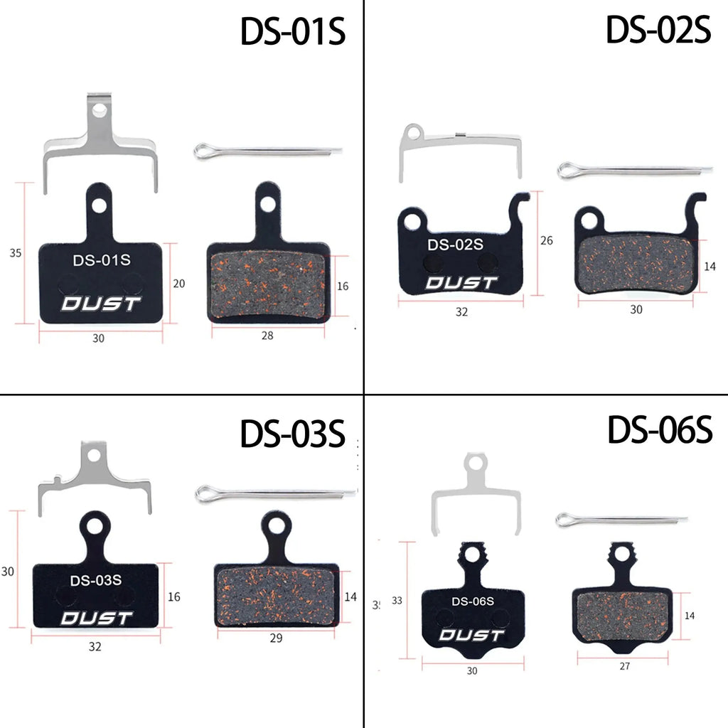2 Pair (4pcs) MTB Bicycle Hydraulic Disc Ceramics Brake Pads
