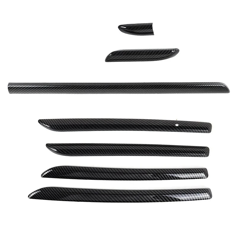 Carbon Fiber Style Dashboard Decoration Cover Trim For Audi 