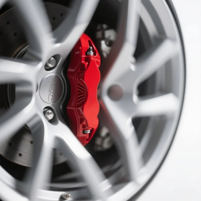 Reflective Brake Caliper Vinyl Wrap High Temperature Film Re