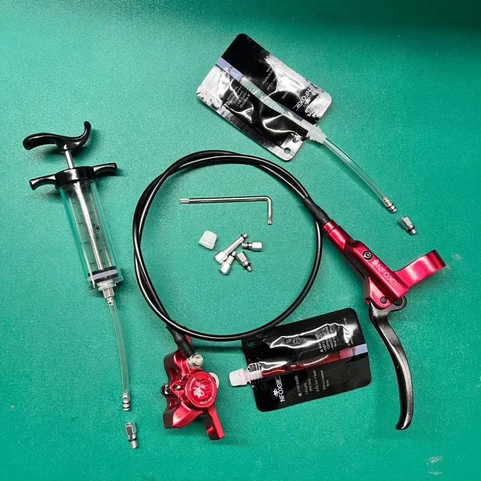 NFOX 14-Piece Aluminium Oil Change Tool Kit - For Bicycle/El