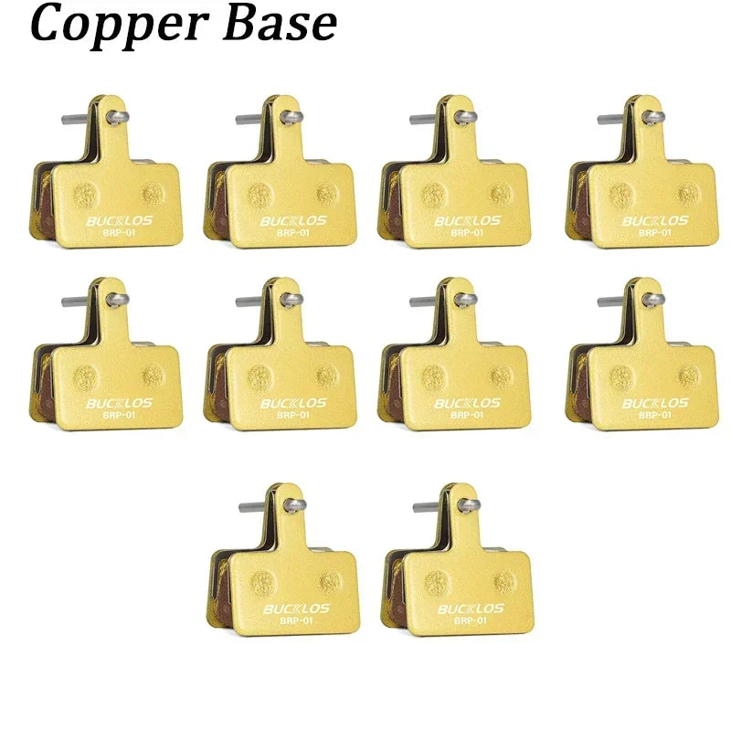 BUCKLOS 4 10 Set MTB Hydraulic Brake Pads High-density Bicycle Brake Pad for SHIMANO B01S B03S B05S Disc Brake Pads