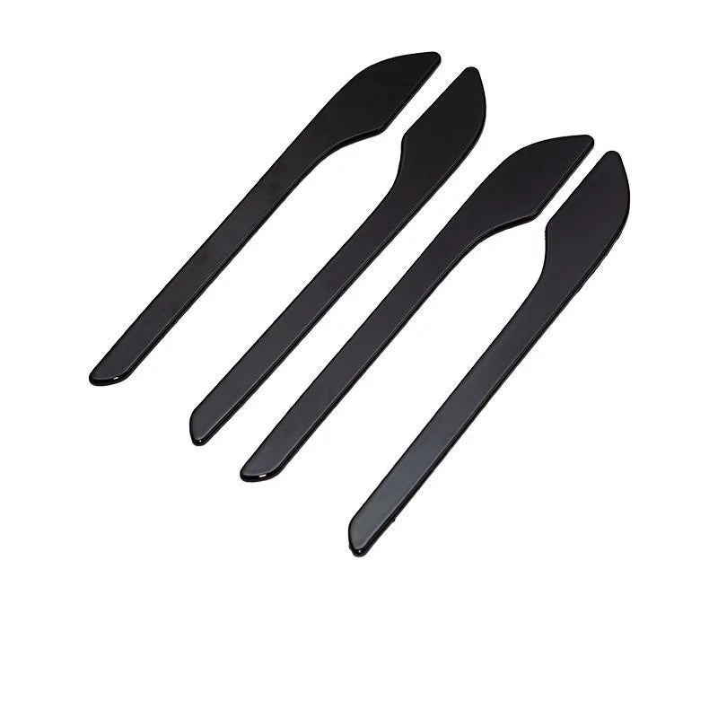 For Tesla Model 3 Y Carbon Fiber Black White Red Car Door Handle Cover Trim Sticker Styling Auto Accessories