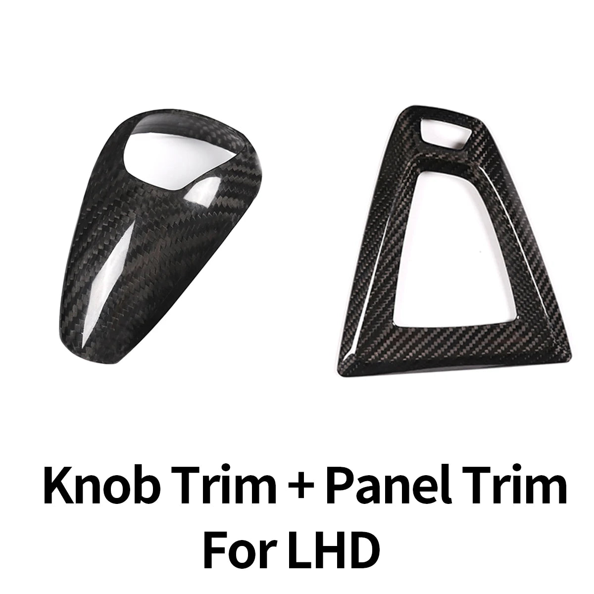 For BMW F80 F82 F87 M3 M4 M2 M5 F83 F85 X5M F86 X6M F13 Real Carbon Fiber Car Gear Shift Knob Cap Cover Sticker Panel Trim