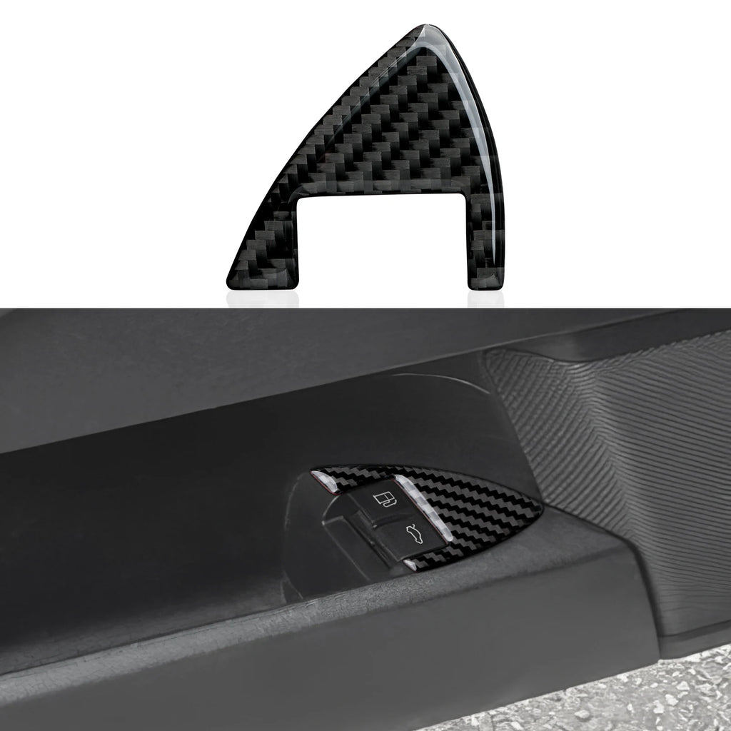 Car Center Console Gear Shift Panel Window Lift Carbon Fiber Interior Sticker For Audi A3 S3 RS3 (2003-2012) Trim Accessories