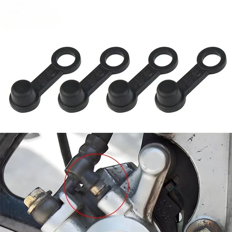 10Pcs Motorcycle Dust Cap Brake Bleed Nipple Cover Screw Cap
