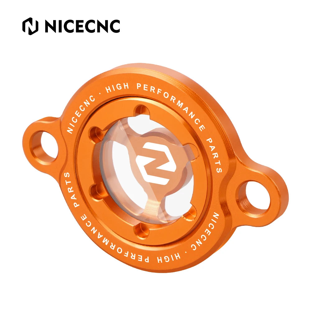 For Husqvarna FE 250 FE 350 FC 250 350 2014-2025 FE 450 501 2017-2025 Transparent Engine Oil Filter Cap For KTM EXCF 350 SXF 450