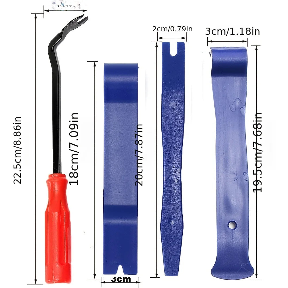 12pcs Auto Door Clip Panel Trim Removal Tools Kits Navigatio