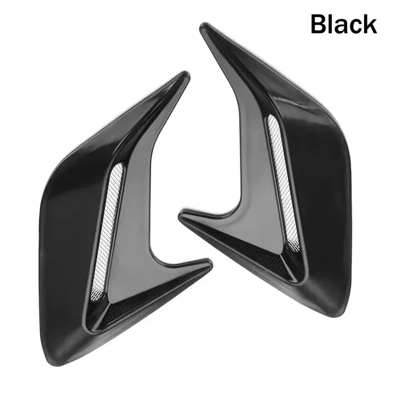 Carbon Fiber Universal Car Shark Gills Fender Side Air Flow 
