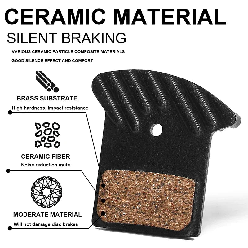 BUCKLOS Bike Brake Pads Fit NUTT Hydraulic Disc Brakes Ceram