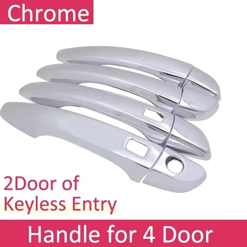 For Citroen Jumpy K0 Dispatch 2016 2024 2017 2019 Anti-scratch Carbon Fiber Chrome Fiber Door Handle Covers Trim Car Accessories