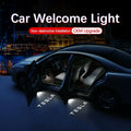 For Tesla 2pcs Car HD Projector Lamp LED Door Welcome Light 