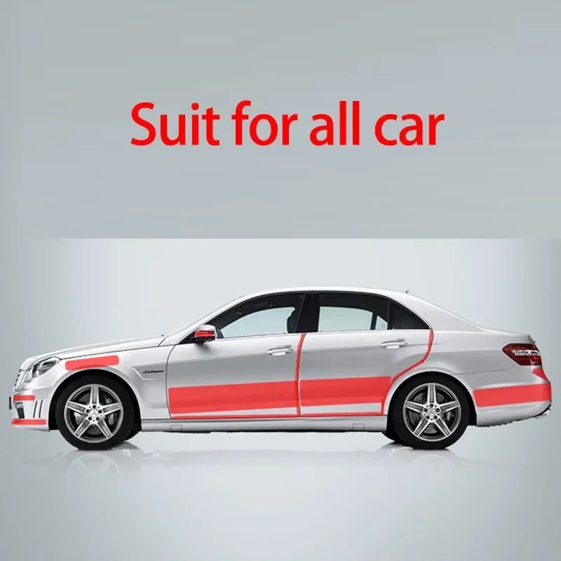 Transparent Carbon Fiber Car Threshold Portector Moulding St