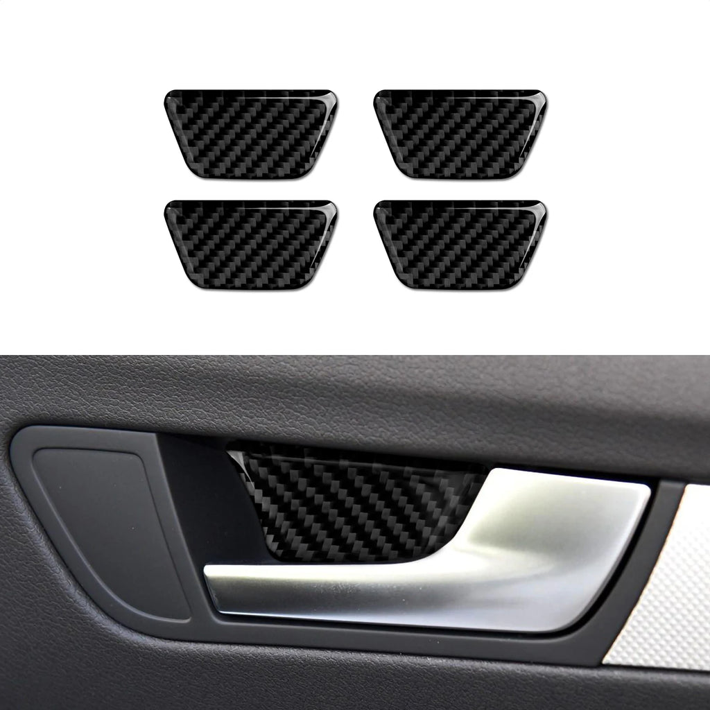 Car Center Console Gear Shift Panel Set For Audi A4 S4 RS4 A5 S5 RS5 (2007-2016) Carbon Fiber Interior Sticker Trim Accessories