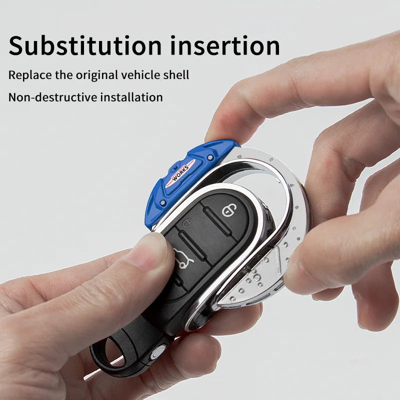 Metal Car Caliper Key Case For Mini Cooper F56 F60 F55 F54 F