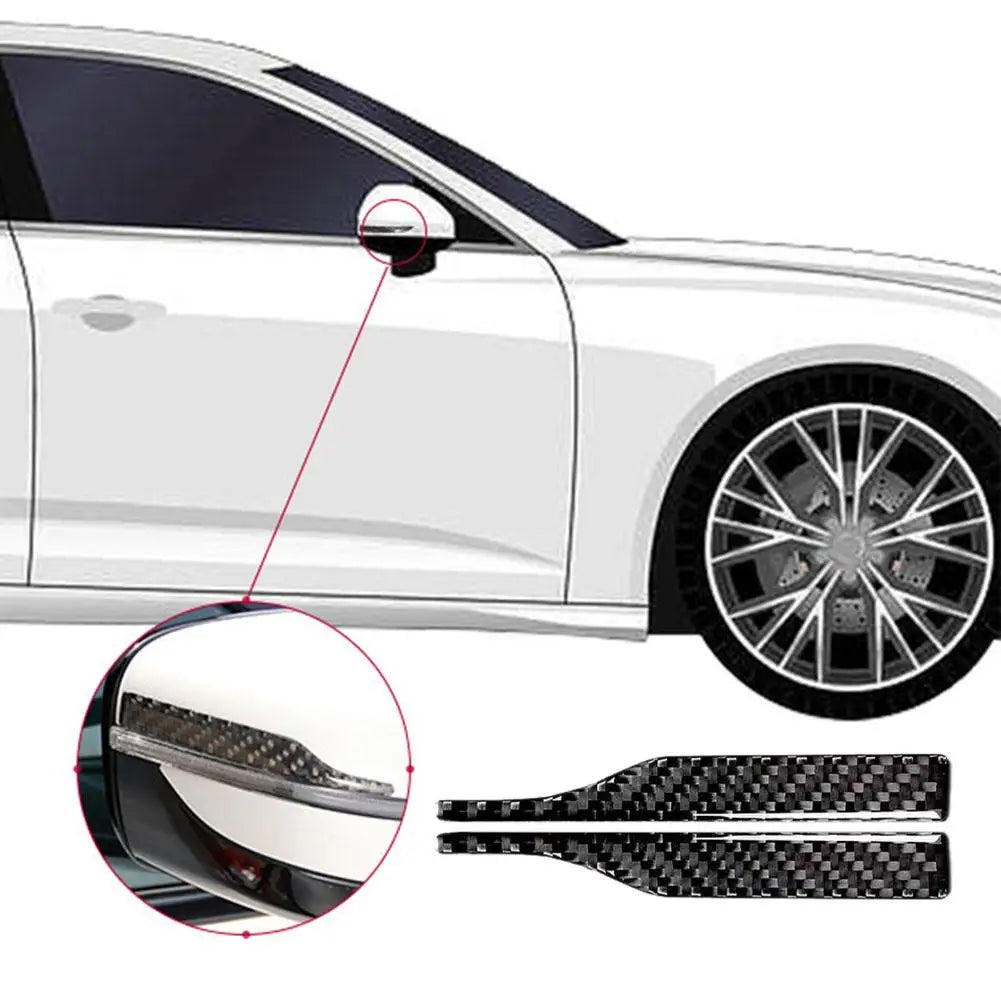 2pcs Spiegelrand Bescherming Auto Crash Strips Bescherm Lich