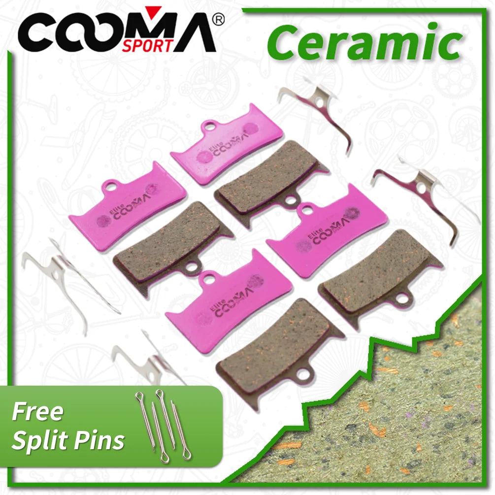 4 Pairs Ceramic Bicycle Disc Brake Pads for Hope Tech Evo V4