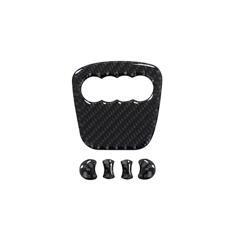 Real Carbon Fiber For Audi A4 B8 8K A6 C6 4F Q5 8R Q7 4L A3 Car Steering Wheel Ring Trim Sticker Cover Auto Accessories