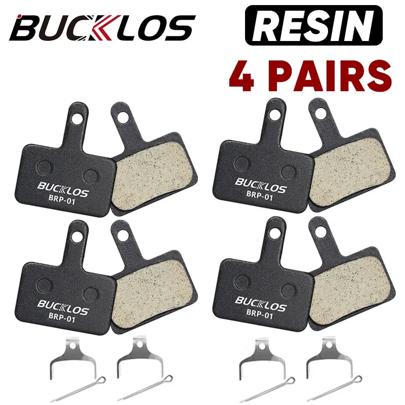 BUCKLOS Brake Pads Resin MTB Road Bike Hydraulic Disc Pads For SHIMANO MT200 B01S Wear-resistant Durable Bicycle Disc Brake Pads