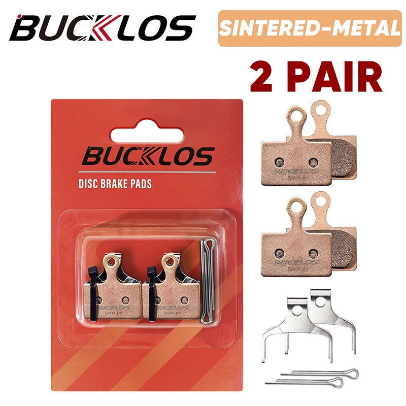 BUCKLOS Sintered-Metal MTB Brake Pads for K03S K05S Bicycle Hydraulic Disc Brake Pads Metallic Bike Brake Pad Mountain Bike Part