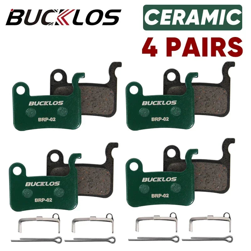 BUCKLOS B01S Brake Pads Bicycle Ceramic Disc Brake Pads for M9000 M9020 M975 M965 M9120 M8020 M8120 Cycling Brake Pad 2/4PC