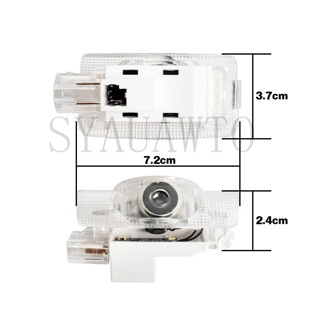 LED Car Door Logo Projector Welcome Ghost Shadow Light Acces