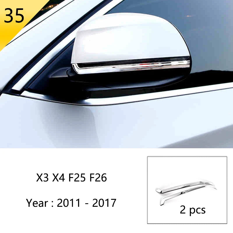 Accessories for BMW X3 X4 F25 F26 Car Inner Gearshift Air Conditioning CD Panel Door Armrest Cover Trim Decorative Car Stickers