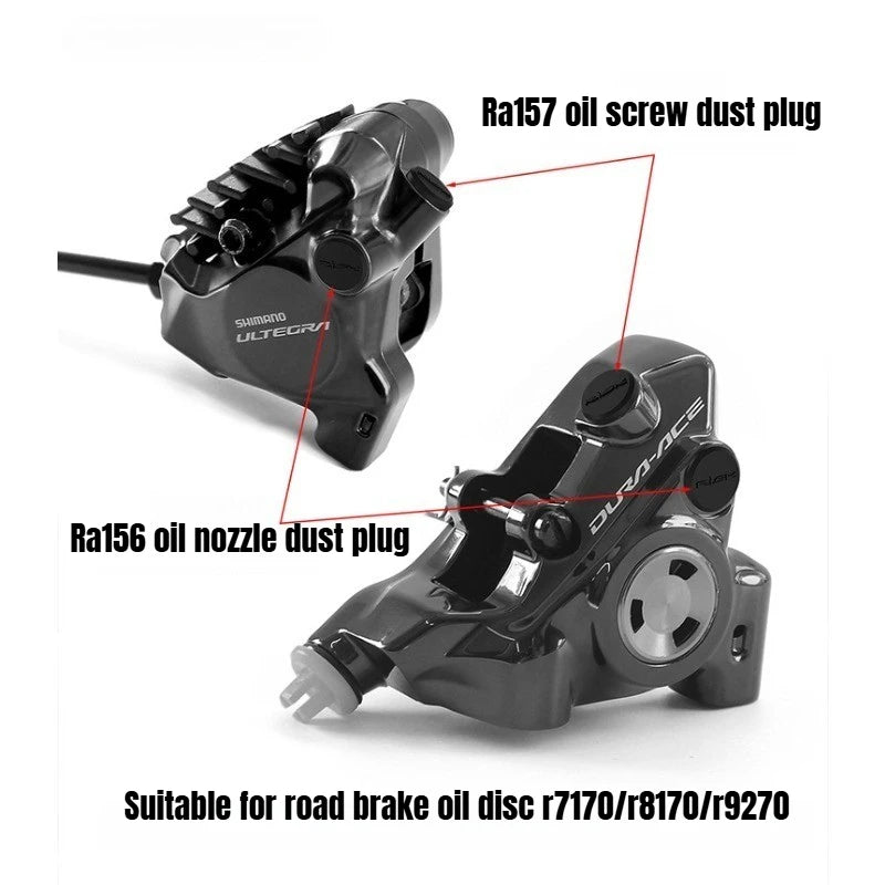Road Bike Oil Disc Brake Caliper Oil Port Dust Plug Screw Ru