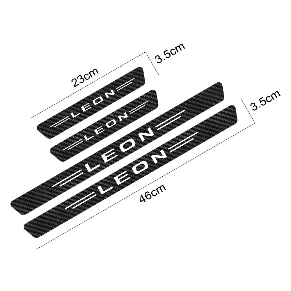 Car Door Sill Stickers Threshold Protector Auto Decoration T