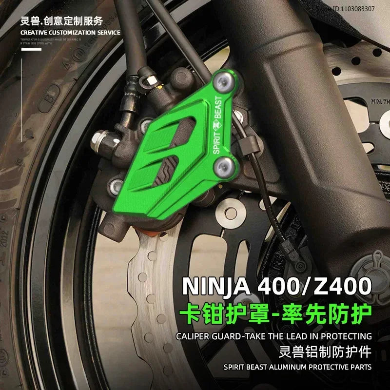 Motorcycle Front Wheel Disc Brake Caliper Cover Mount Disc C