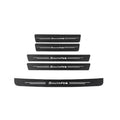 60X7CM Car Door Sill Side Anti Scratch Protector Strip Carbon Fiber Car Sticker For Hyundai SANTA SANTAFE 2019 2021 2022