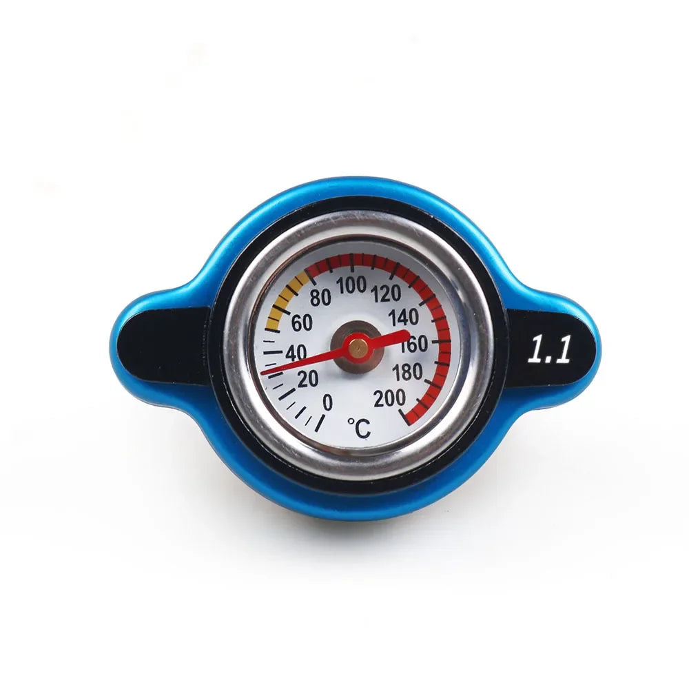 Genuine Car Thermostatic Gauge Radiator Cap 0.9 1.1 1.3 Bar 