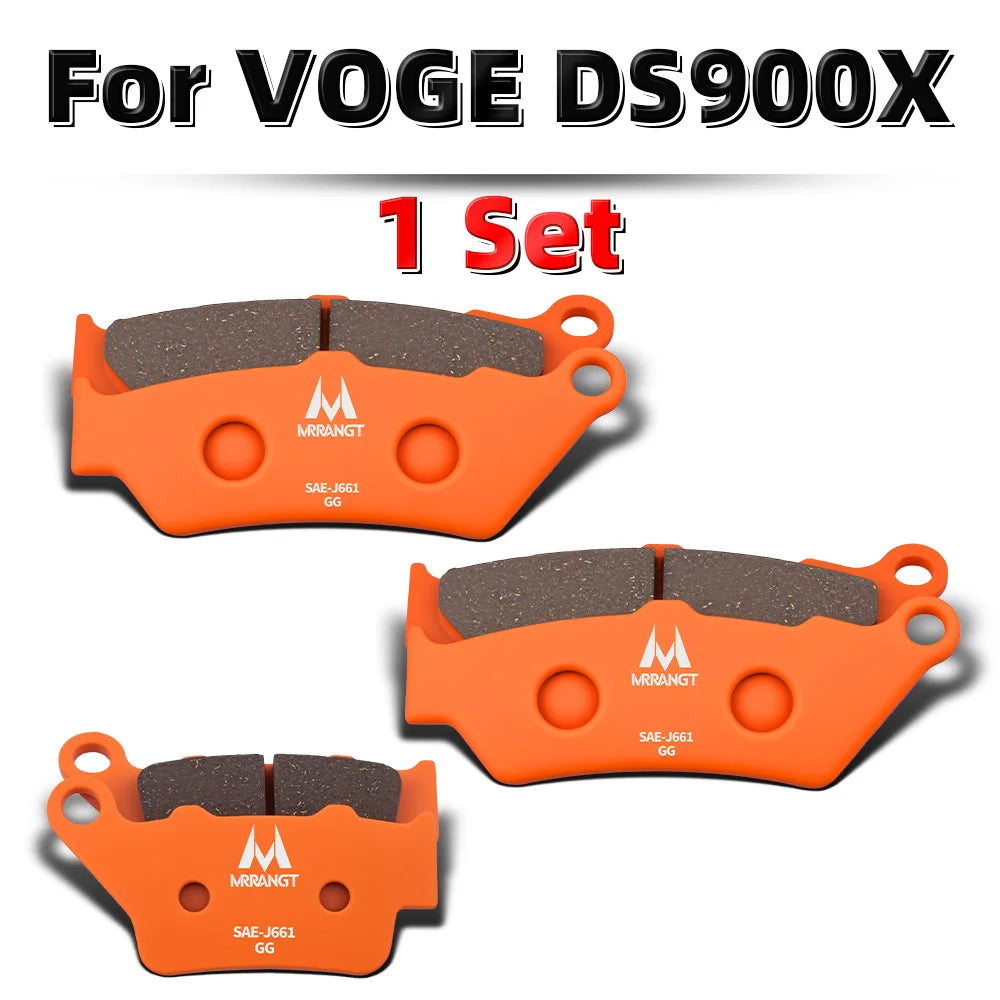 MRRANGT Motorcycle High Performance Ceramic Brake Pads Set Fit For VOGE DS525X DS625X DS900X RR660S RR525