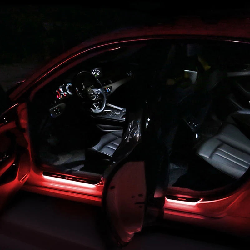 Customized Magnetic Car Door Sill Pedal Illuminated Lights L